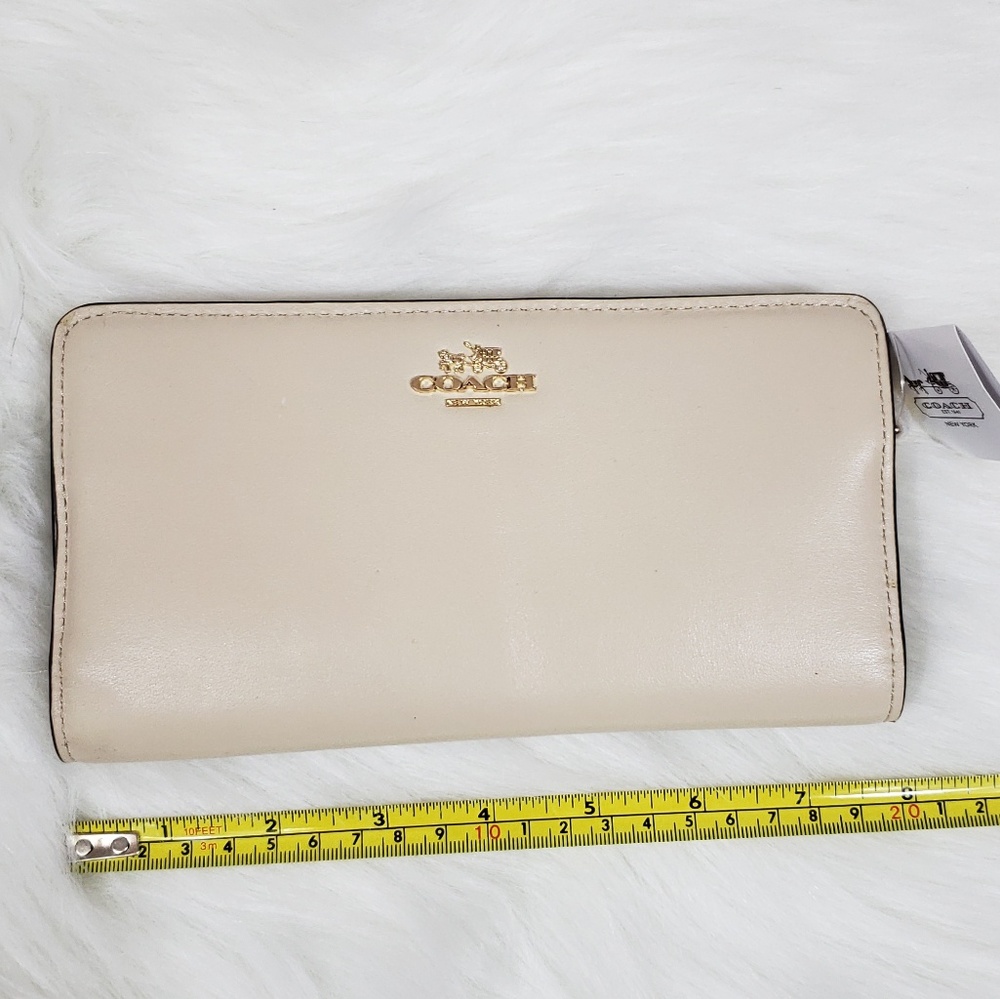 NWT Coach Madison Lthr Skinny Wallet 51936